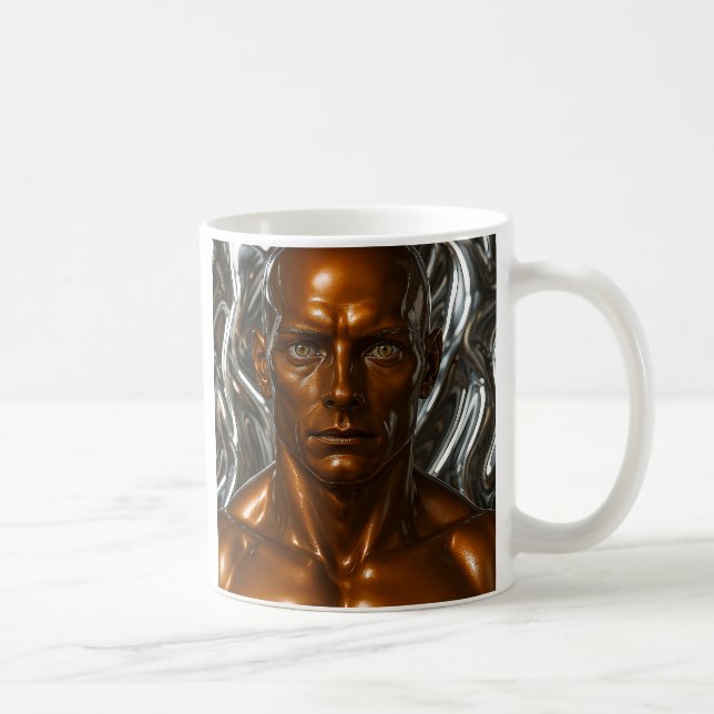 Taza De Café Androïde métal liquide (Derecha)