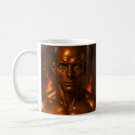 Taza De Café Androïde regard de feu