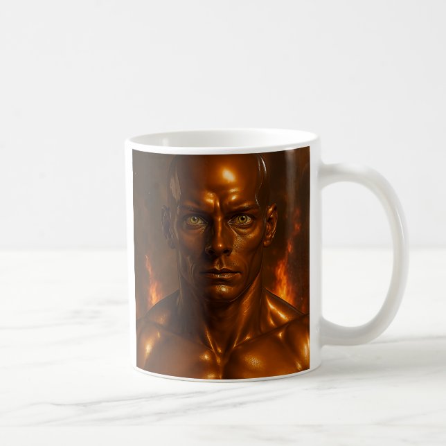 Taza De Café Androïde regard de feu (Derecha)