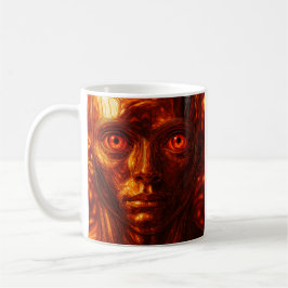 Taza De Café Androïde yeux rouges