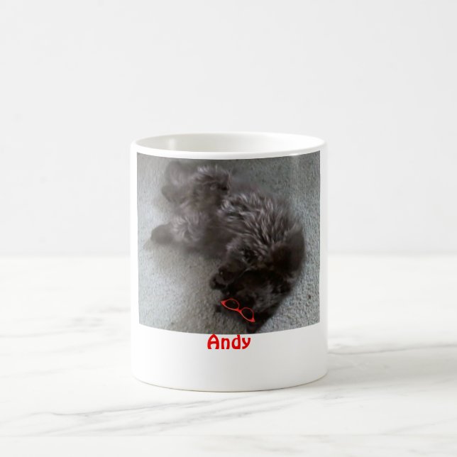 Taza De Café Andy el gato persa (Centro)