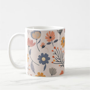 Taza De Café Anémonas de las flores de primavera