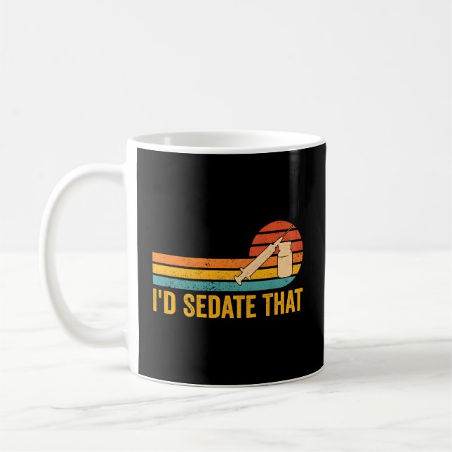 Taza De Café Anestesiólogo Anestesiología Sedate T (Izquierda)