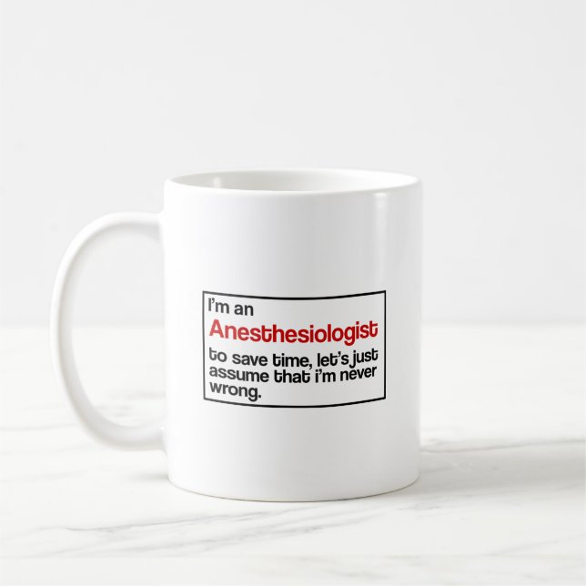 Taza De Café Anesthesiologist (Izquierda)