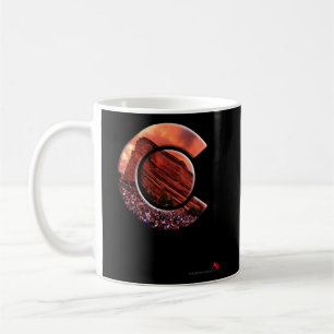 Taza De Café Anfiteatro de Rocas Rojas Bandera Estatal de Color
