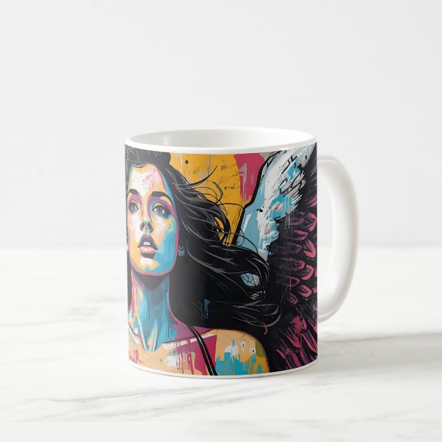 Taza De Café Ángel  (Anverso derecho)