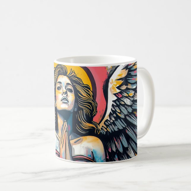 Taza De Café Ángel  (Anverso derecho)