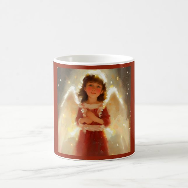 Taza De Café Ángel 4 navidades (Centro)