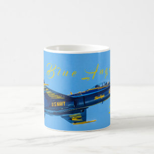Taza De Café Ángel azul