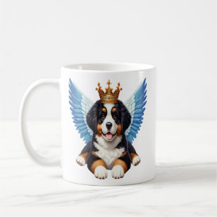 Taza De Café Angel Bernese Mountain Dog Aovers Berner Puppy