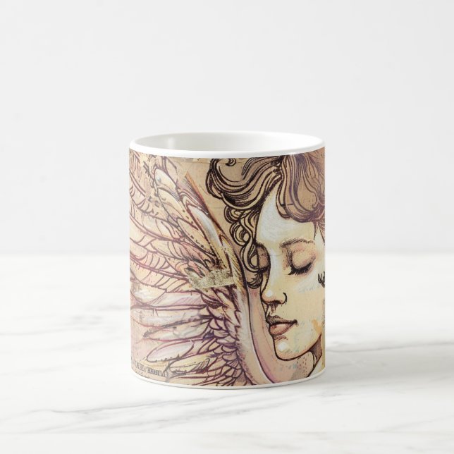 Taza De Café Ángel brillante  (Centro)