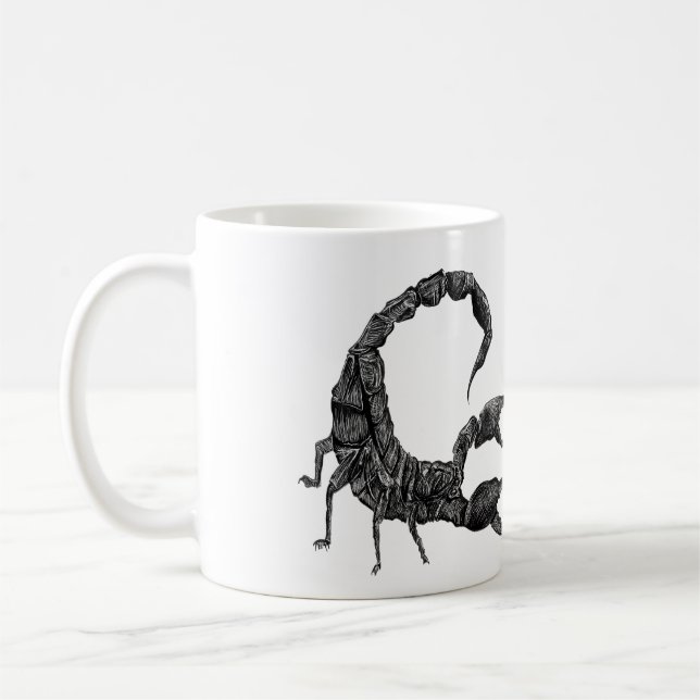 Taza De Café Ángel de amor intrépido (Izquierda)