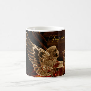 Taza De Café ángel de cristal Alegría al mundo