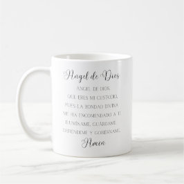 Taza De Café Ángel de Dios Mug Español de Oración