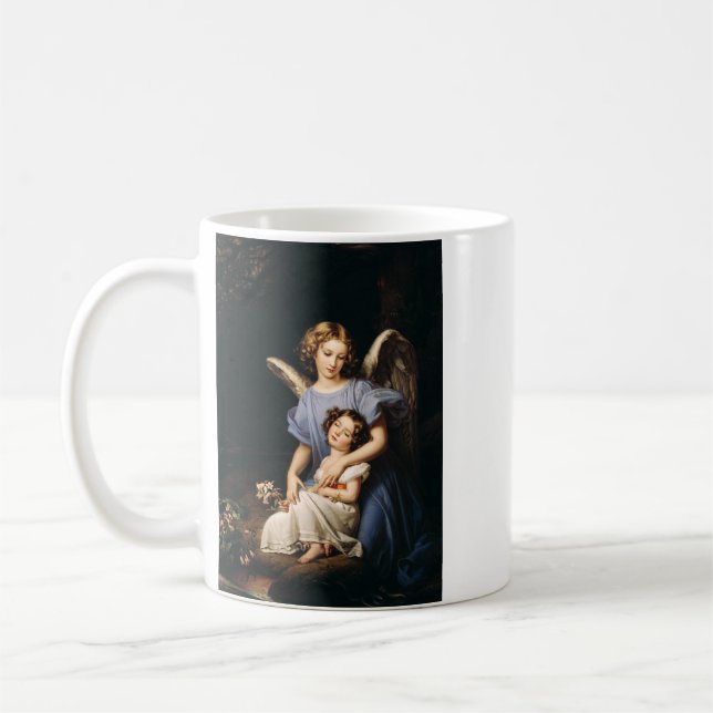 Taza De Café Ángel de Guardian por Joseph Karl Stieler (Izquierda)