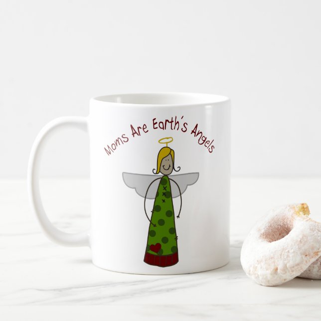 Taza De Café  Ángel de la Tierra (Con donut)
