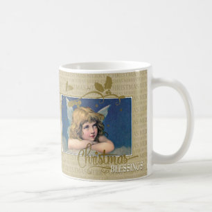 Taza De Café Ángel de las Bendiciones de Navidad