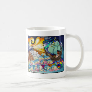 Taza De Café Ángel de los capitanes del mar