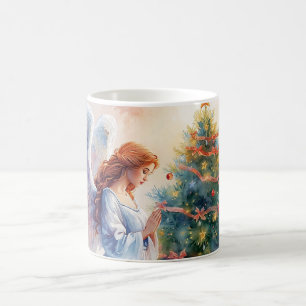 Taza De Café Ángel de Navidad 
