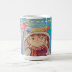 Taza De Café Ángel de Navidad lindo