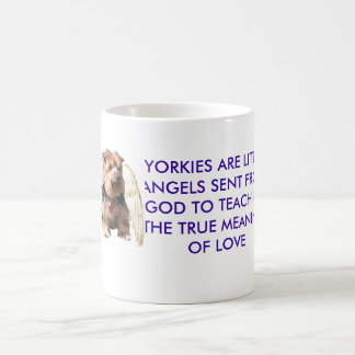Taza De Café Ángel de Yorkie