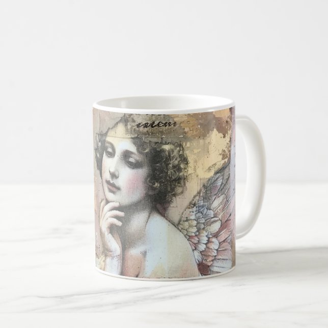 Taza De Café Ángel del alma  (Anverso derecho)