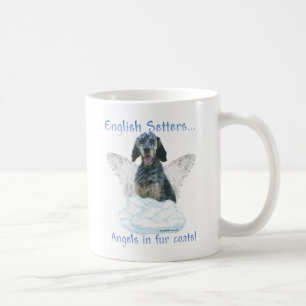 Taza De Café Ángel del asiento de inglés