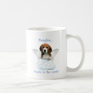 Taza De Café Ángel del beagle