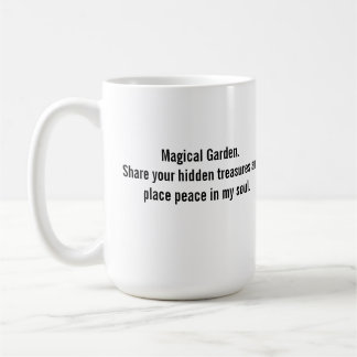 Taza De Café Ángel del Jardín Mágico