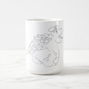 Taza De Café Ángel del perro Scottie