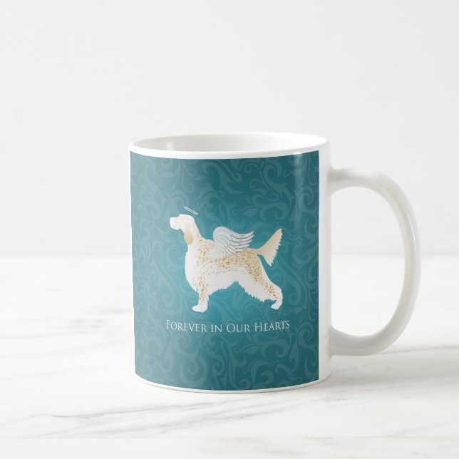 Taza De Café Angel Dog, Mascota de Inglaterra (Derecha)