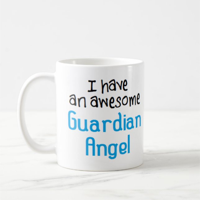 Taza De Café angel guardian tiene asombroso (Izquierda)