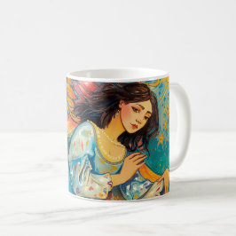 Taza De Café Angel Hug 