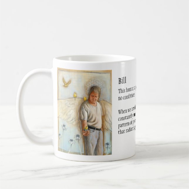 Taza De Café Ángel humano Bill (Izquierda)