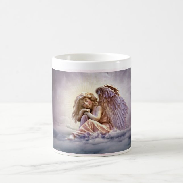 Taza De Café Ángel Mug durmiente, 11 oz (Centro)