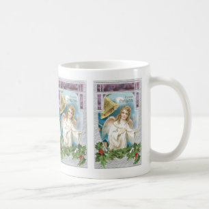 Taza De Café Ángel navidad con Campana