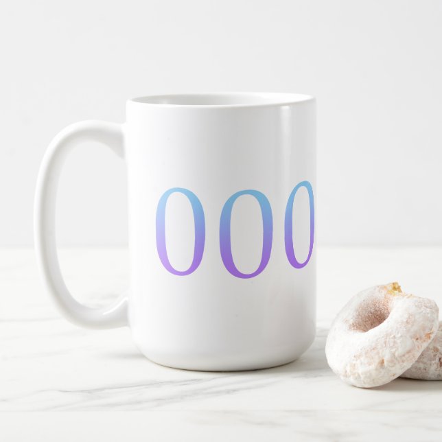 Taza De Café Angel Número 000 - Oneness (Con donut)
