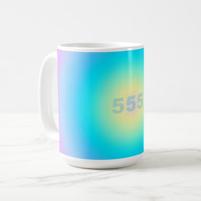 Taza De Café Ángel Números 555 - Cambios En El Horizonte (Anverso izquierdo)