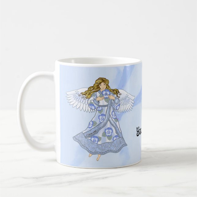 Taza De Café Ángel pansy (Izquierda)
