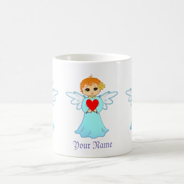 Taza De Café Ángel Pequeño Adorable (Centro)