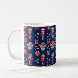 Taza De Café Ángel Retro de Navidad
