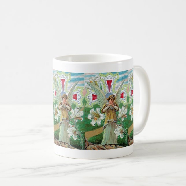 Taza De Café Ángel rezando (Anverso derecho)