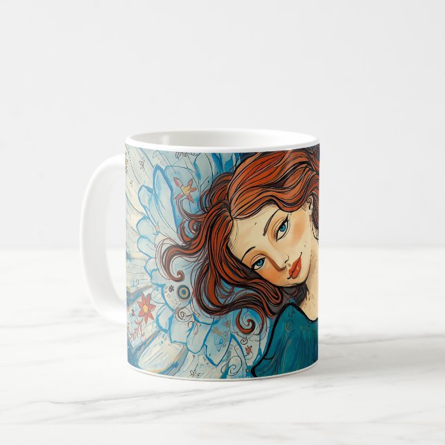Taza De Café Angel Smile  (Anverso izquierdo)