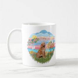 Taza De Café Angel Star - Golden Retriever #2