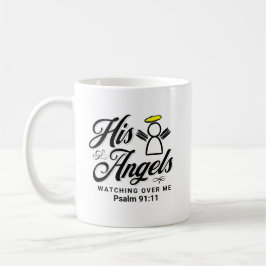 Taza De Café ANGEL VIGILANDO SOBRE MI PROMESA - Salmo 91:11