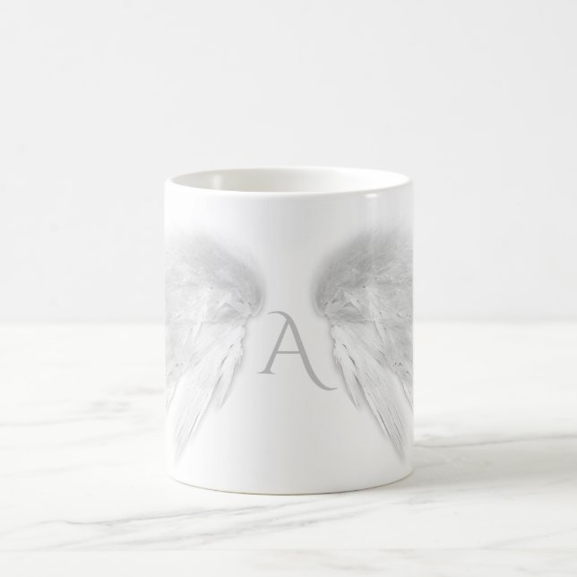 Taza De Café ANGEL WINGS Monograma blanco (Centro)