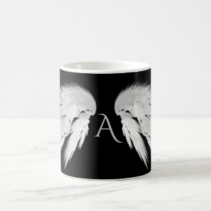 Taza De Café ANGEL WINGS Monograma Negro