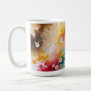 Taza De Café Ángeles abstractos