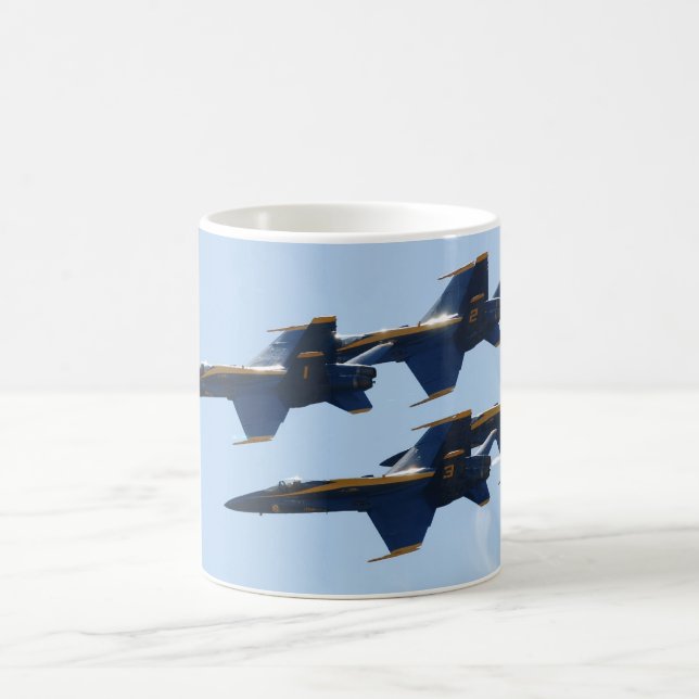 Taza De Café Ángeles azules (Centro)