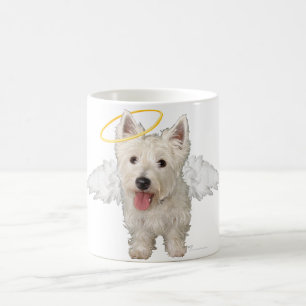 Taza De Café Ángeles de The Guardian Westie